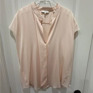 NWOT Vince Silk Pink Blouse